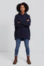 Jaylen Hooded Cotton Top Navy – image 4 of 6