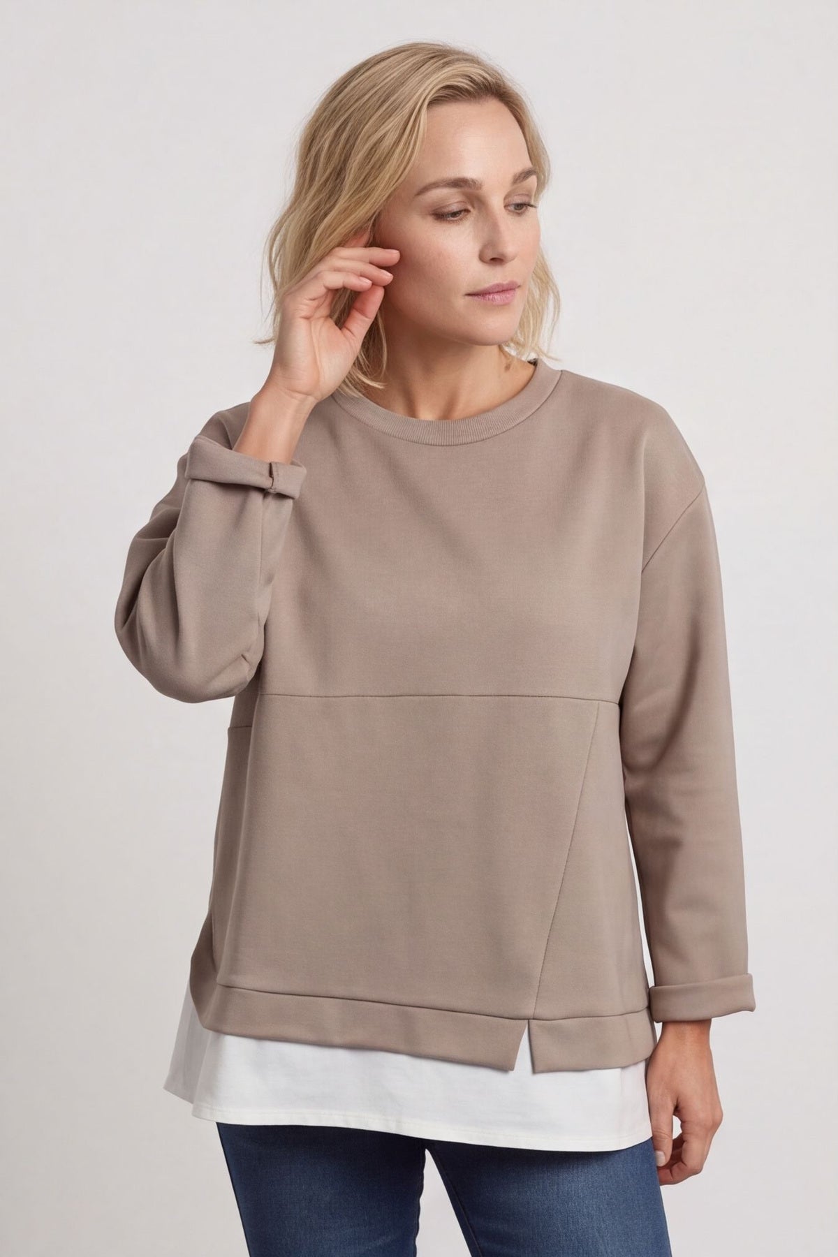 Stacey Top Light Mocha – image 2 of 3