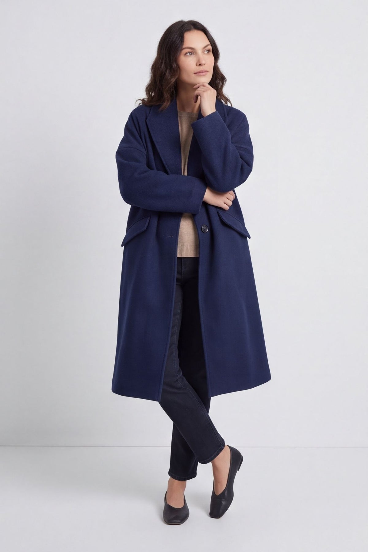 Helen Coat Navy – image 4 of 6
