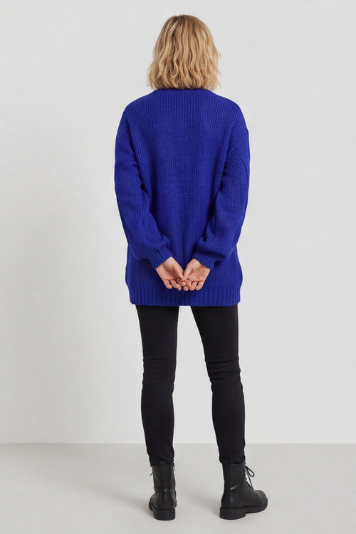 Layne Knitted Jumper Cobalt - Image 4