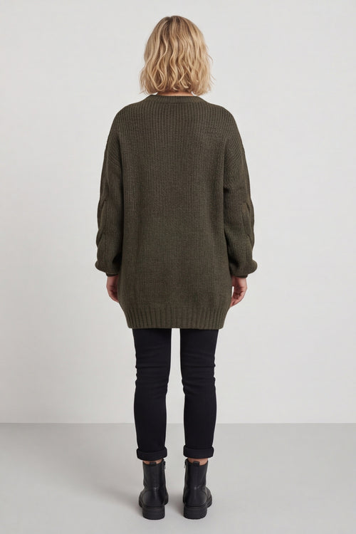 Layne Knitted Jumper Khaki – image 4 of 6
