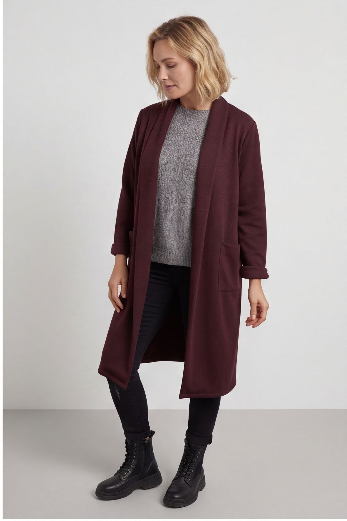 Christabel Jacket Burgundy – image 4 of 6