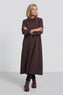 Wanda Zip Polo Cotton Dress Cocoa – image 4 of 6