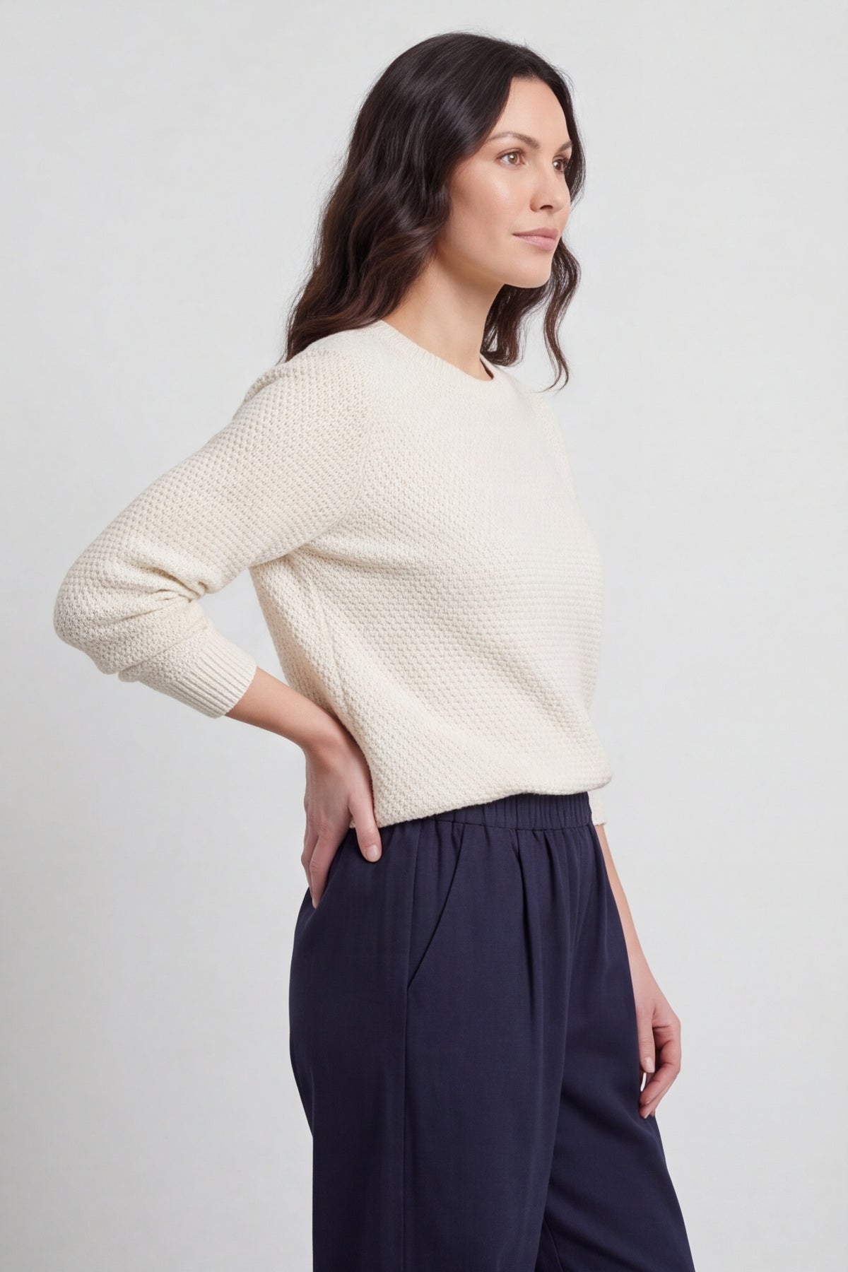 Nydia Trousers Navy – image 2 of 4