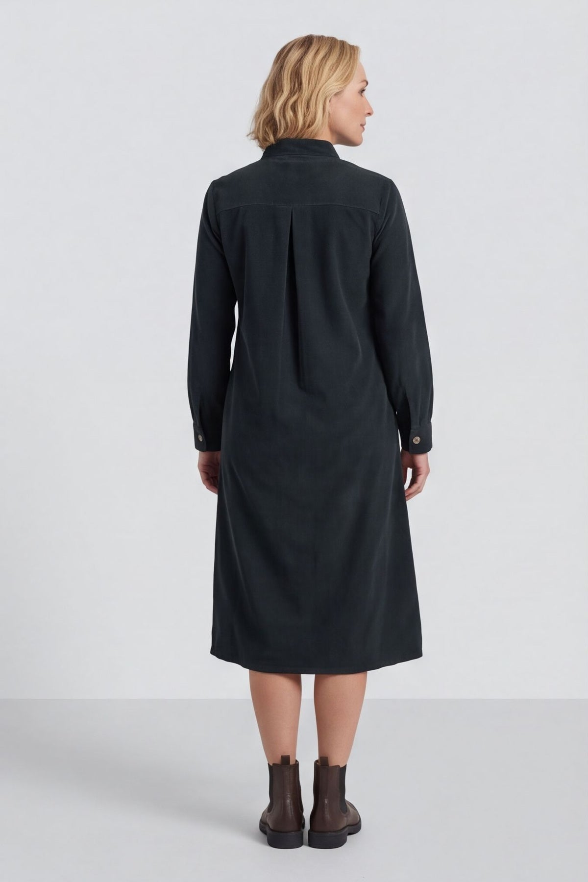 Ruby Needlecord Button Dress – image 4 of 5