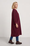 Terrie Needlecord Dress Wine