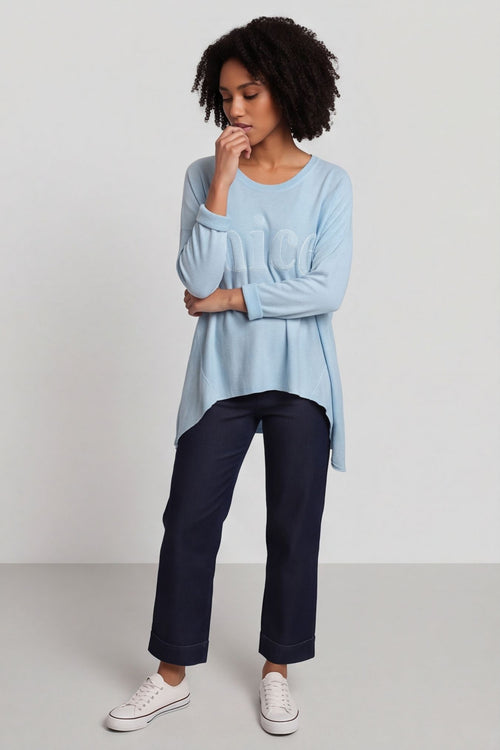 Nice Knit Top Light Blue – image 4 of 6