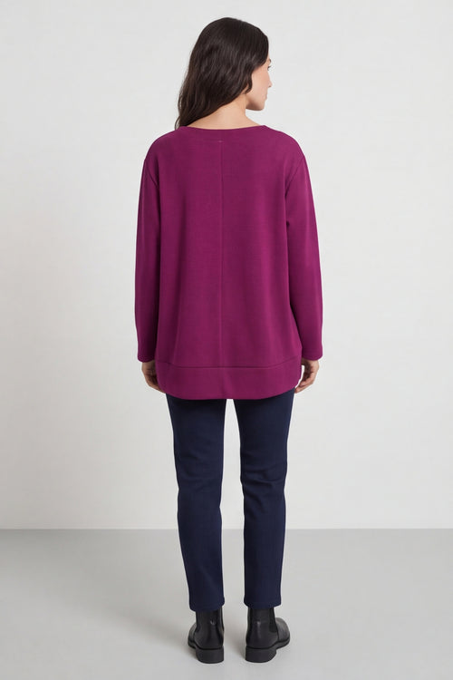 Codie Wool Top Berry – image 3 of 5