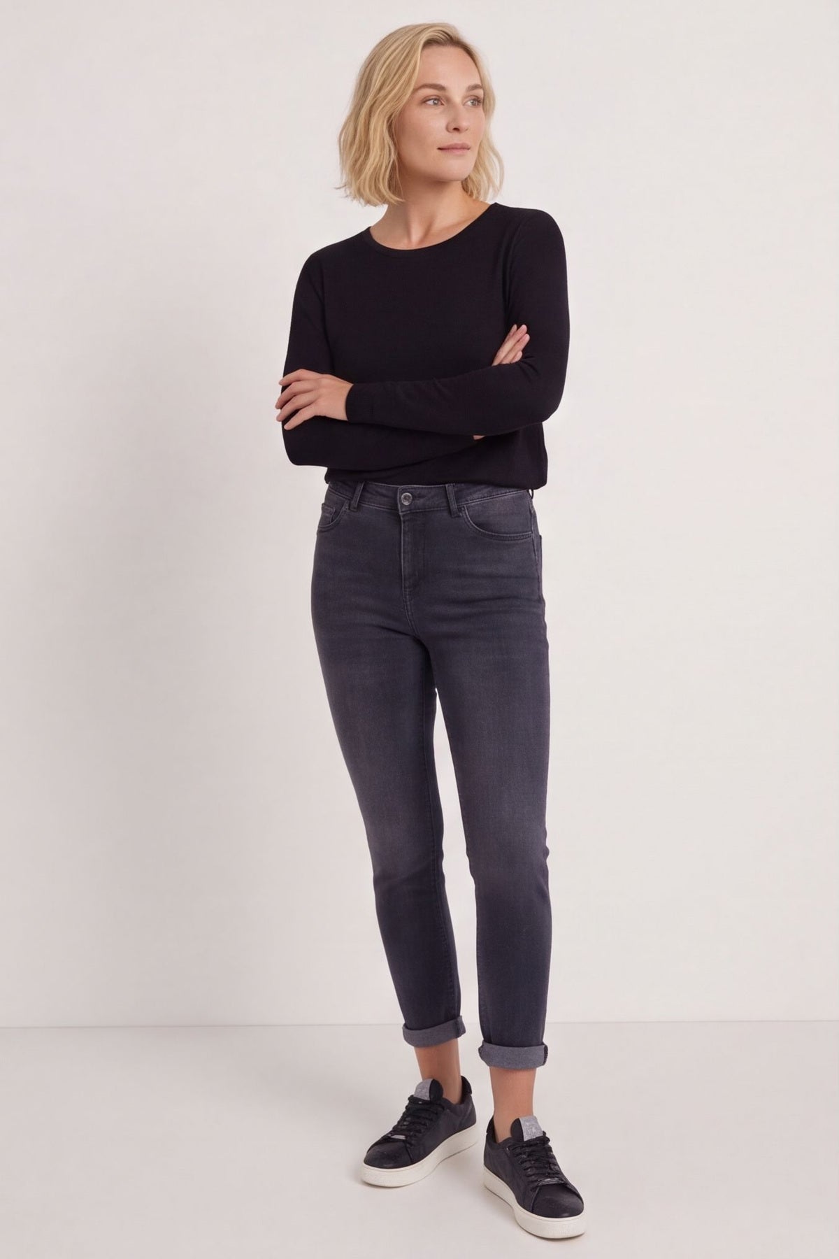 Vero Moda Black Washed Denim Jeans Black – image 4 of 6