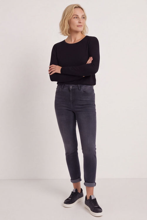 Vero Moda Black Washed Denim Jeans Black – image 4 of 6