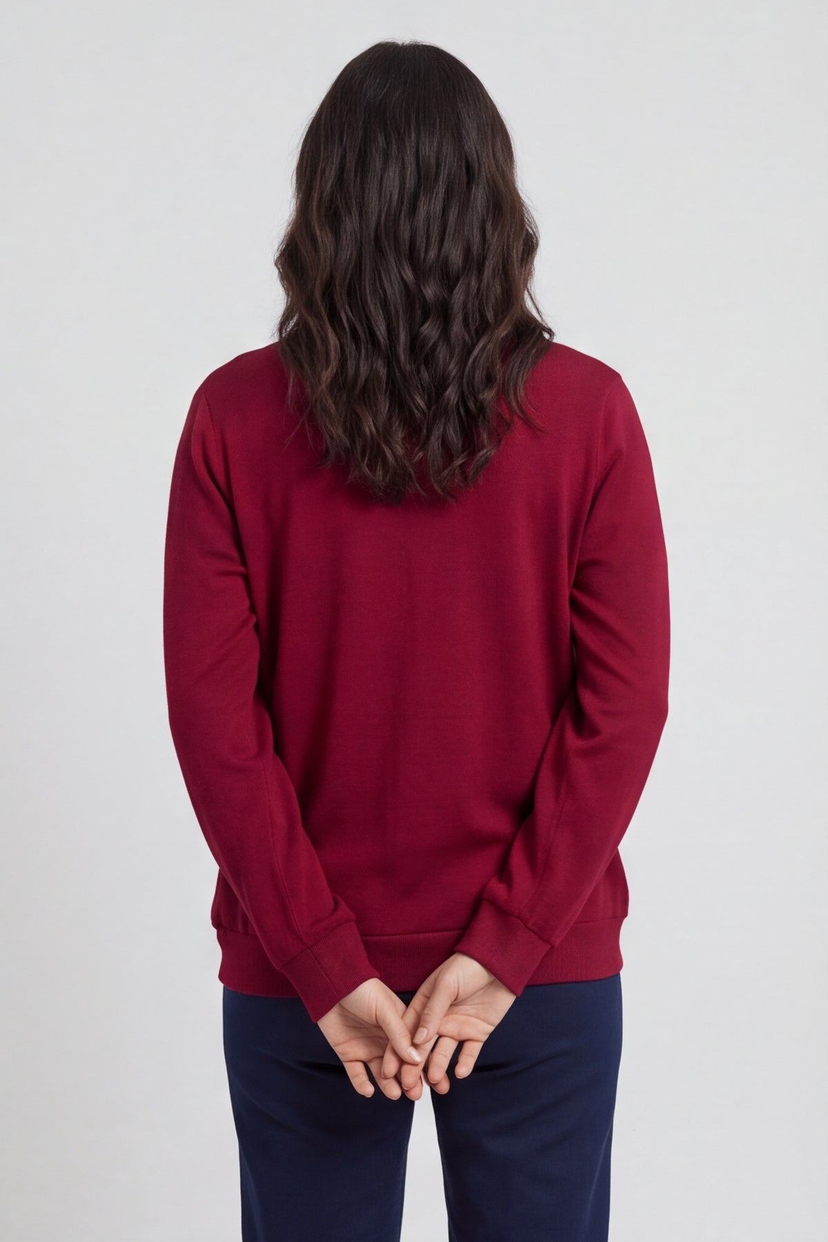 Evianna Knitted Top Wine – image 4 of 6