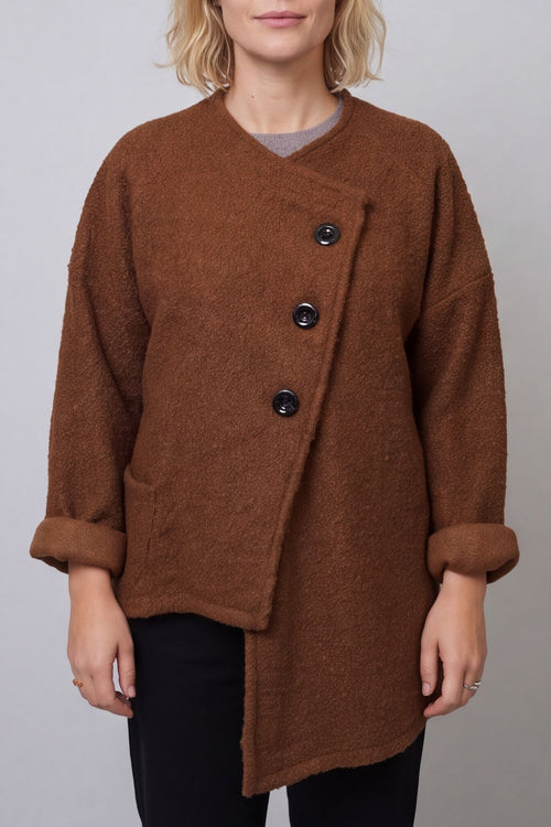 Shona Boucle Jacket Nutmeg – image 4 of 5