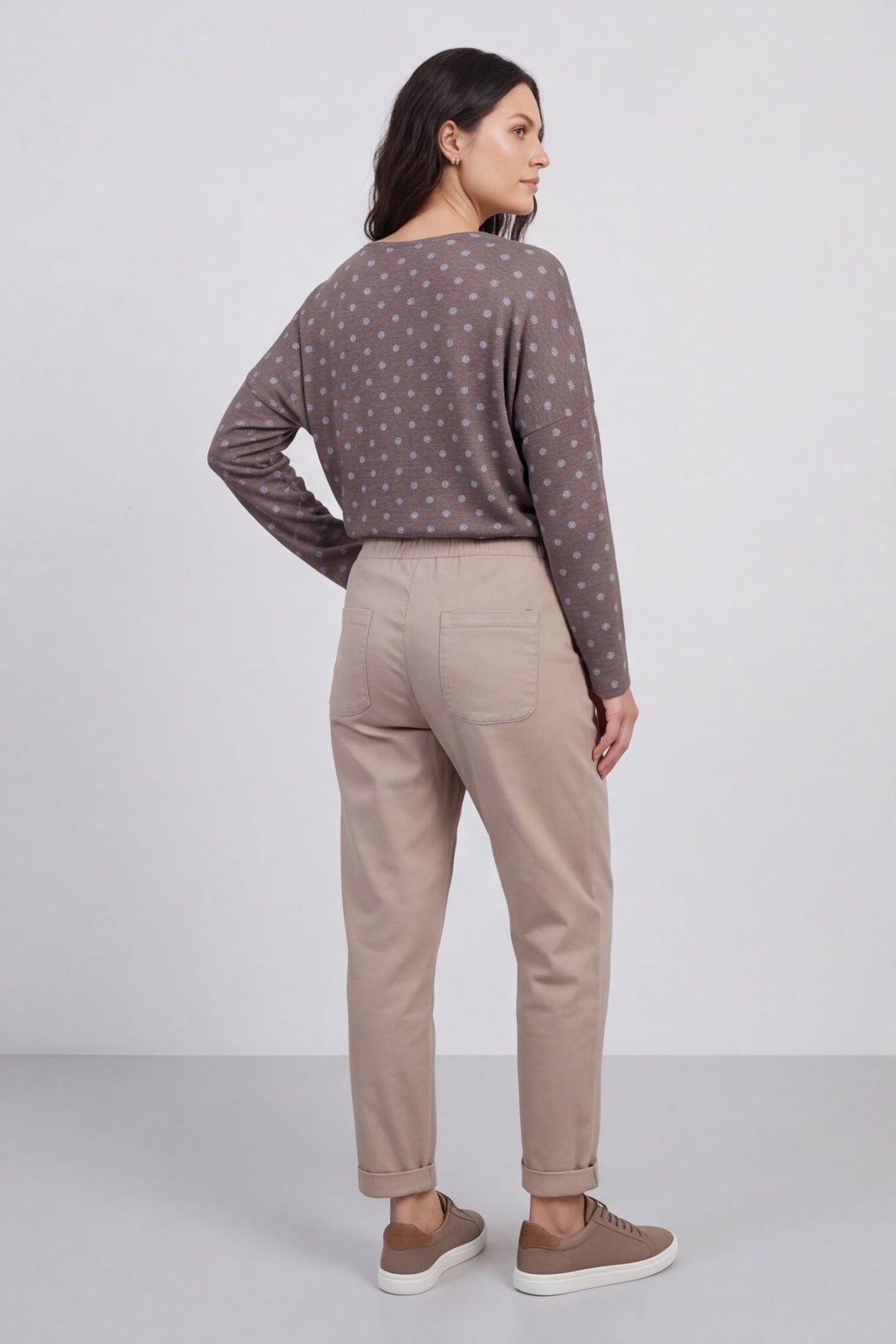 Rosaria Relaxed Turn-Up Trousers – image 3 of 5