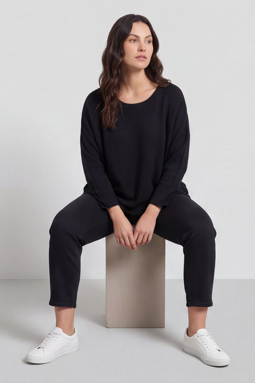 Leah Knitted Jumper Black – image 4 of 6