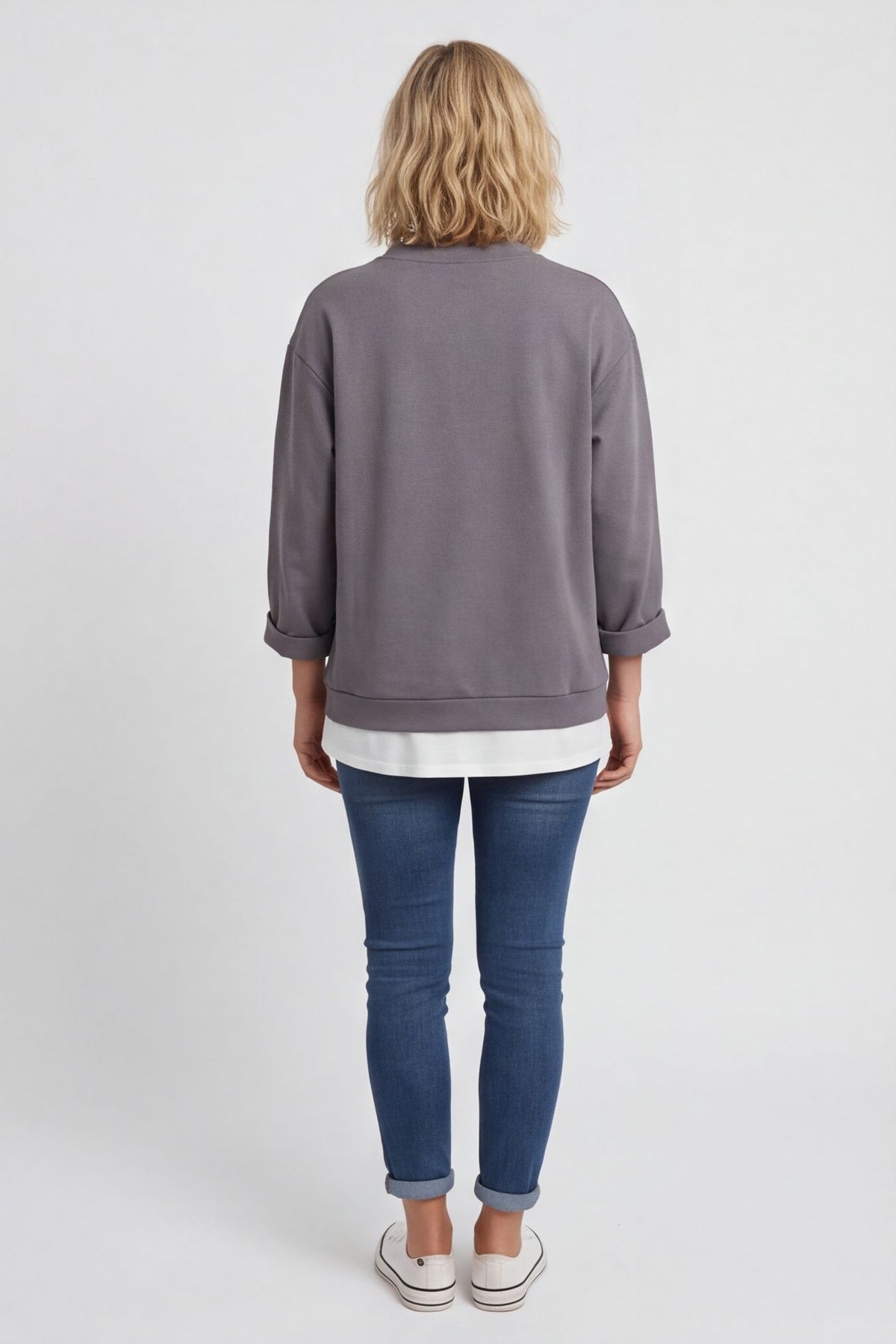 Stacey Top Mid Grey – image 4 of 5