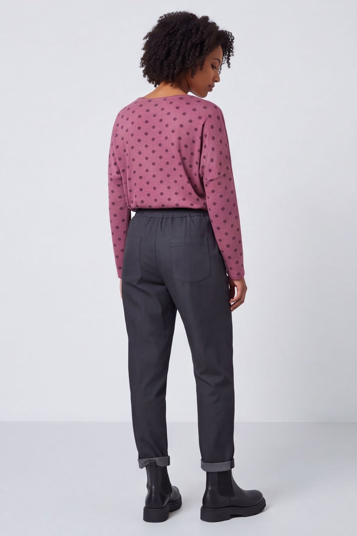 Rosaria Relaxed Turn-Up Trousers – image 3 of 5