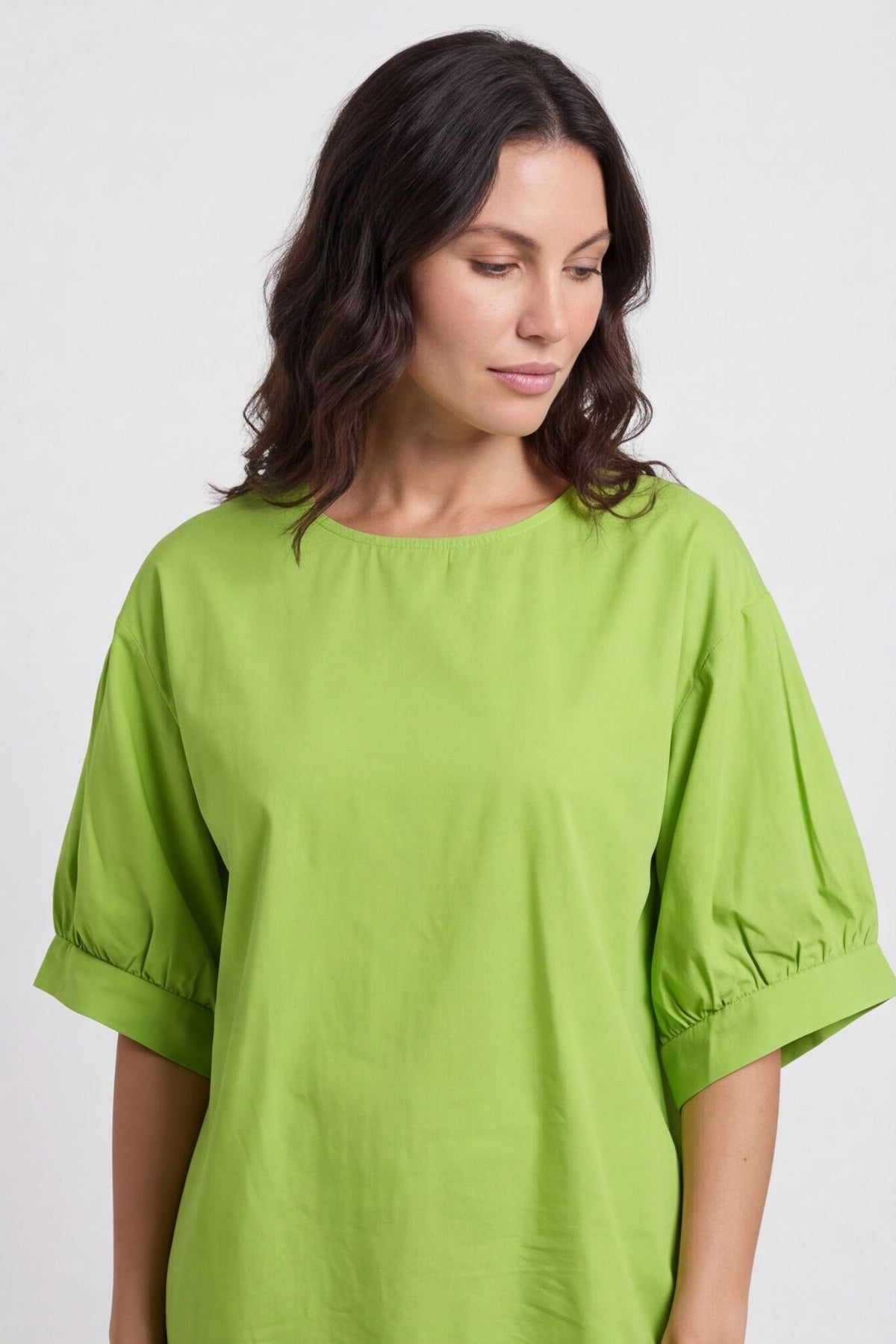 Lallie Cotton Top Green