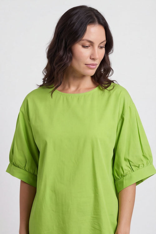 Lallie Cotton Top Green - Image 2