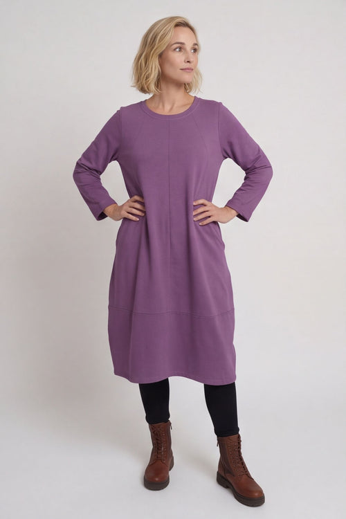 Simone Cotton Dress Light Purple – image 4 of 6