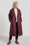Jenna Zebra Print Coat Wine – image 3 of 5