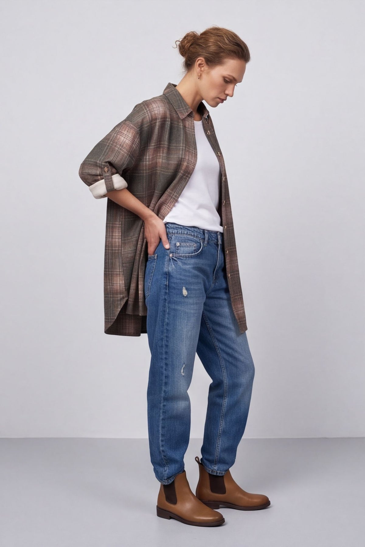Calla Print Over Shirt – image 4 of 6