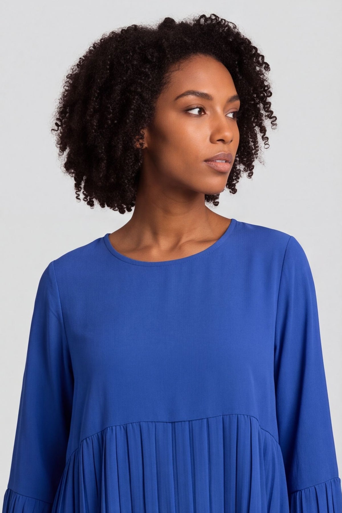 Wynne Pleated Top Cobalt – image 4 of 6