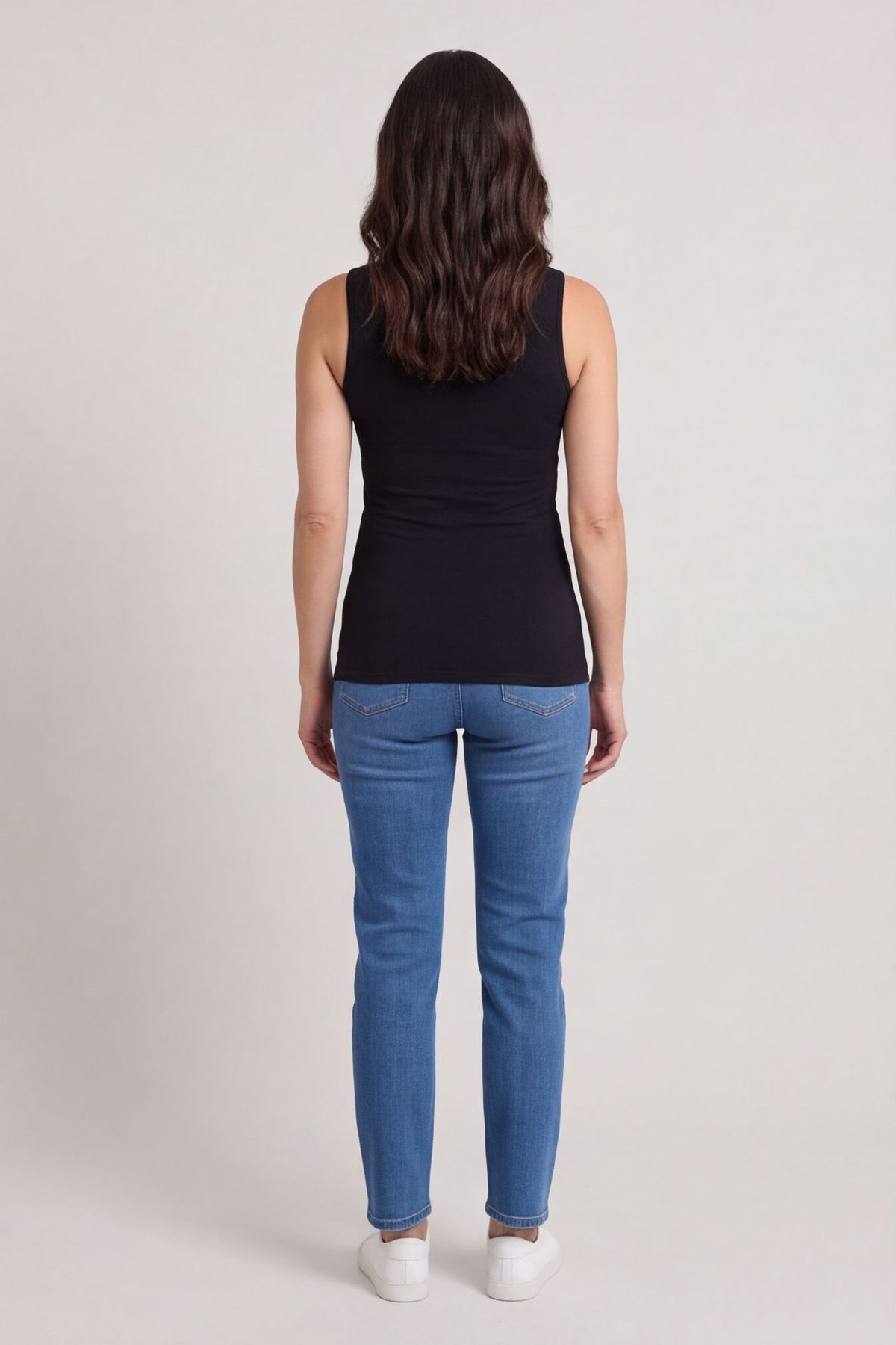 Only Basic Long Tank Top Black – image 3 of 5