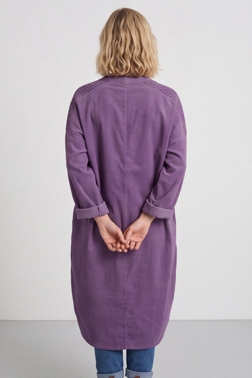 Terrie Needlecord Dress Purple – image 4 of 6