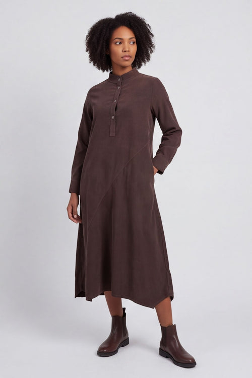 Ruby Needlecord Button Dress – image 4 of 6