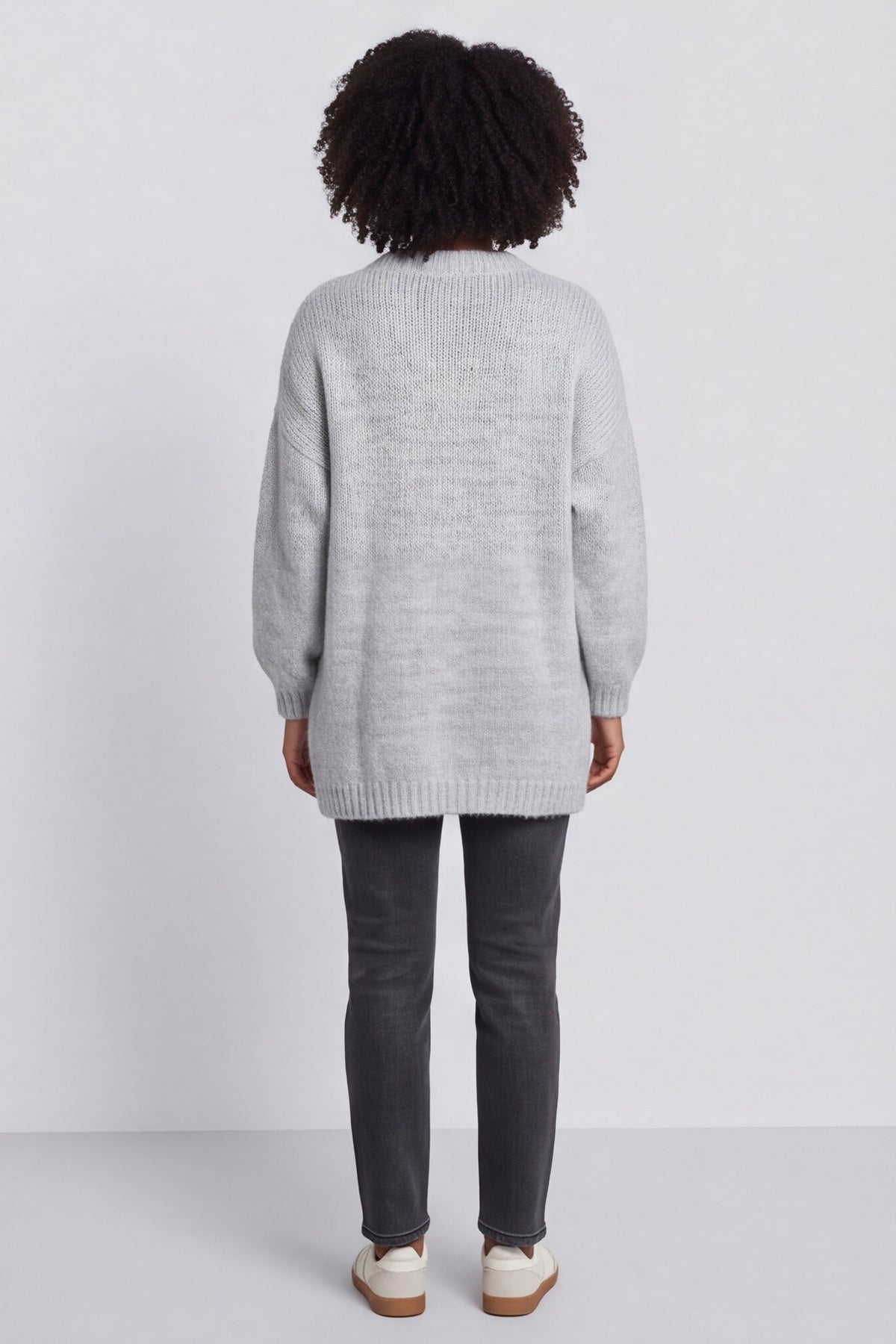 Smile Knitted Jumper Grey – image 4 of 6