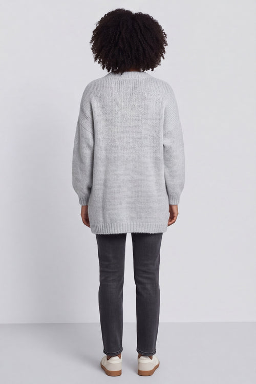 Smile Knitted Jumper Grey – image 4 of 6