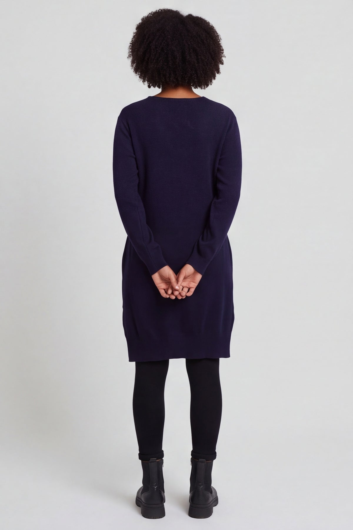 Elisa Pocket Knitted Tunic Navy – image 4 of 6