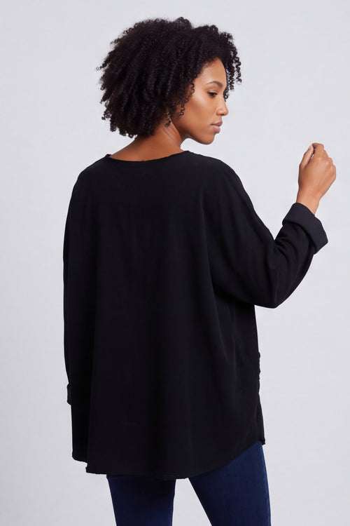 Jessa Needlecord Top Black – image 4 of 6