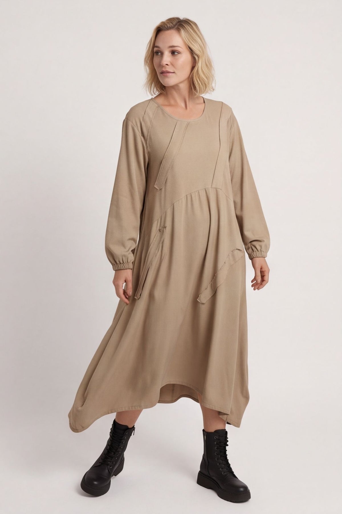 Netta Cotton Dress Stone – image 4 of 6