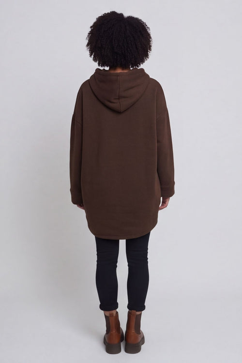 Jaylen Hooded Cotton Top Cocoa - Image 6