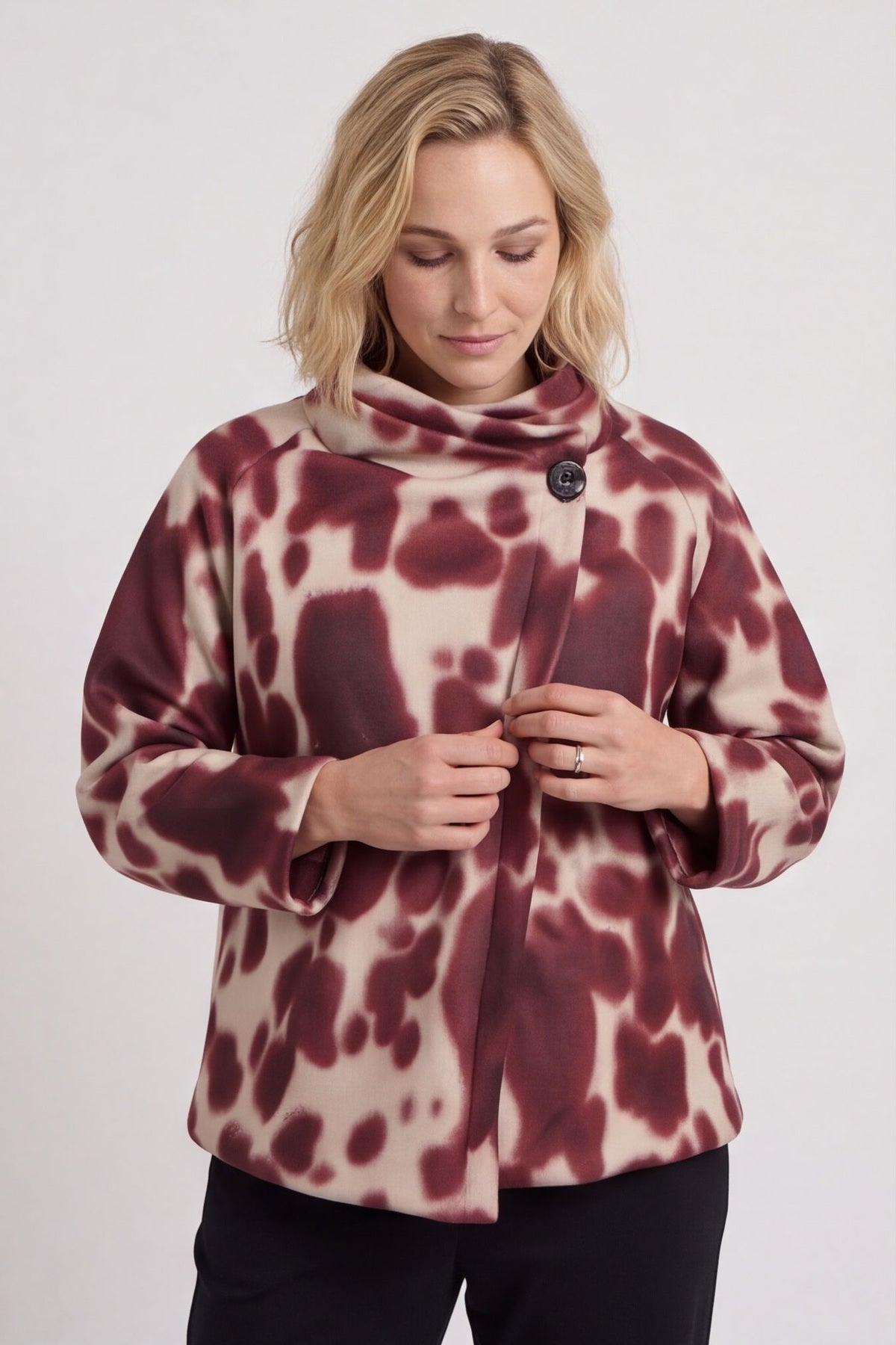 Cadence Swing Jacket Wine – image 3 of 5
