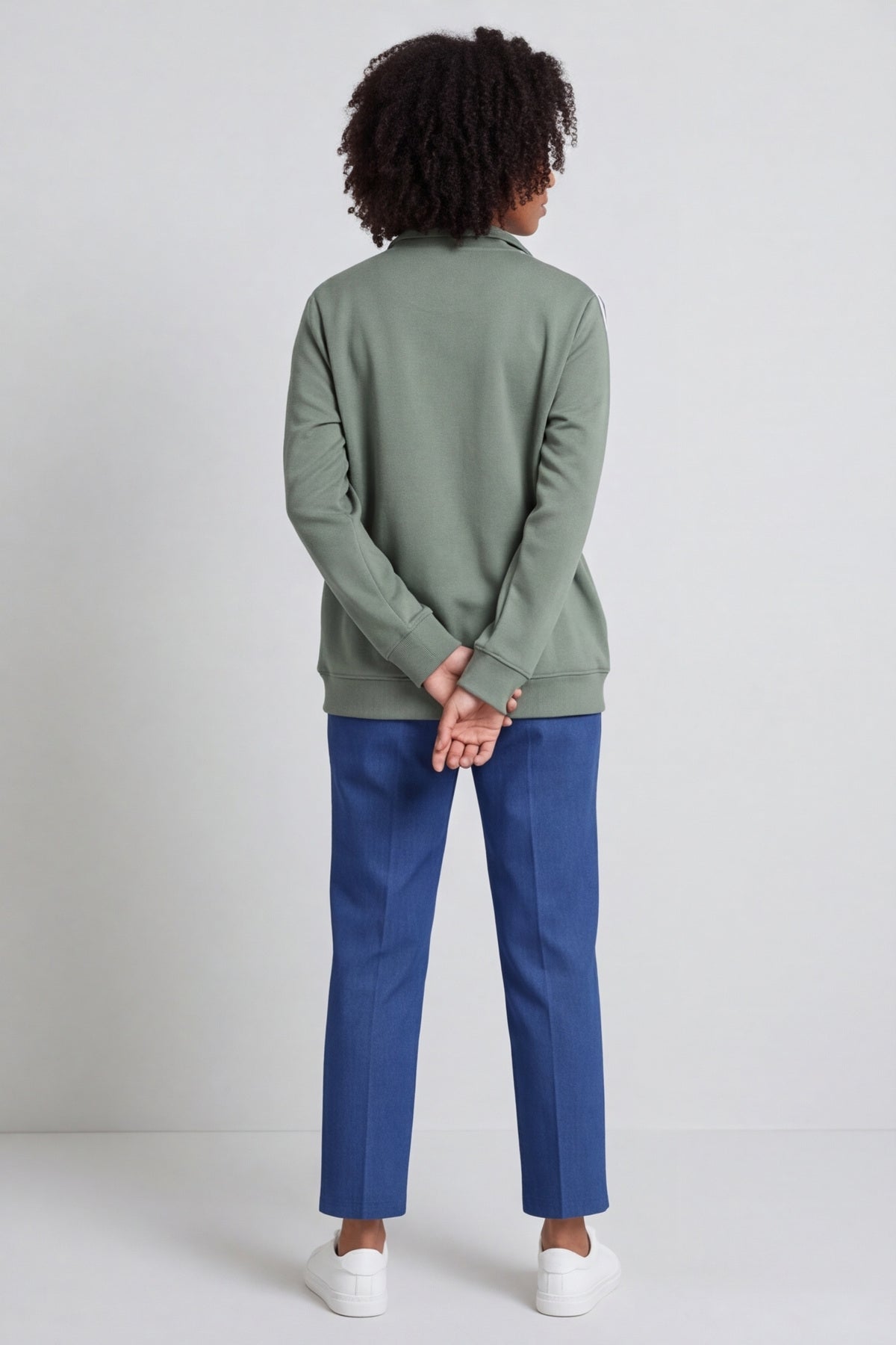 Safiya Zip Jacket Khaki – image 4 of 5