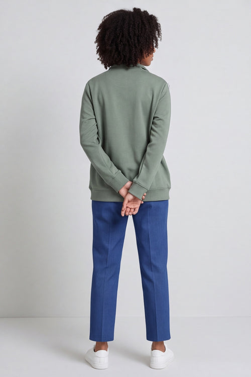 Safiya Zip Jacket Khaki – image 4 of 5