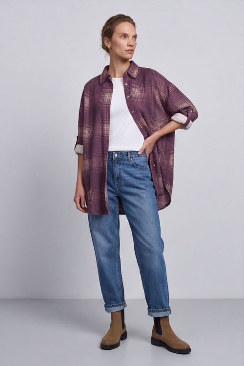 Calla Print Over Shirt – image 4 of 6