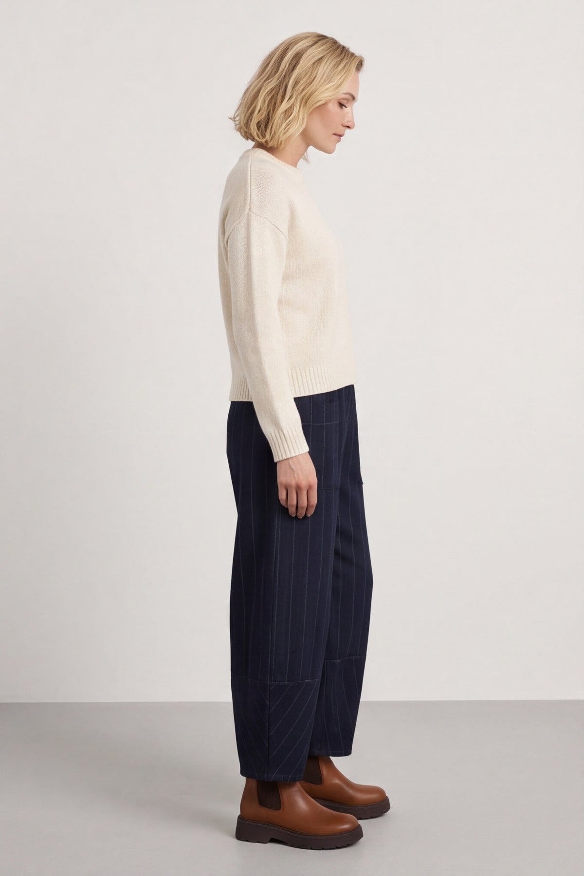 Venetia Trousers Navy – image 3 of 5