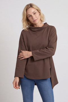 Courtney Cotton Top Cocoa – image 4 of 6
