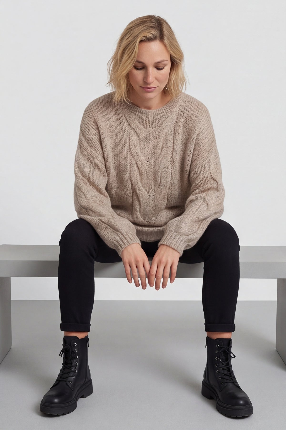 Layne Knitted Jumper Mocha – image 4 of 6