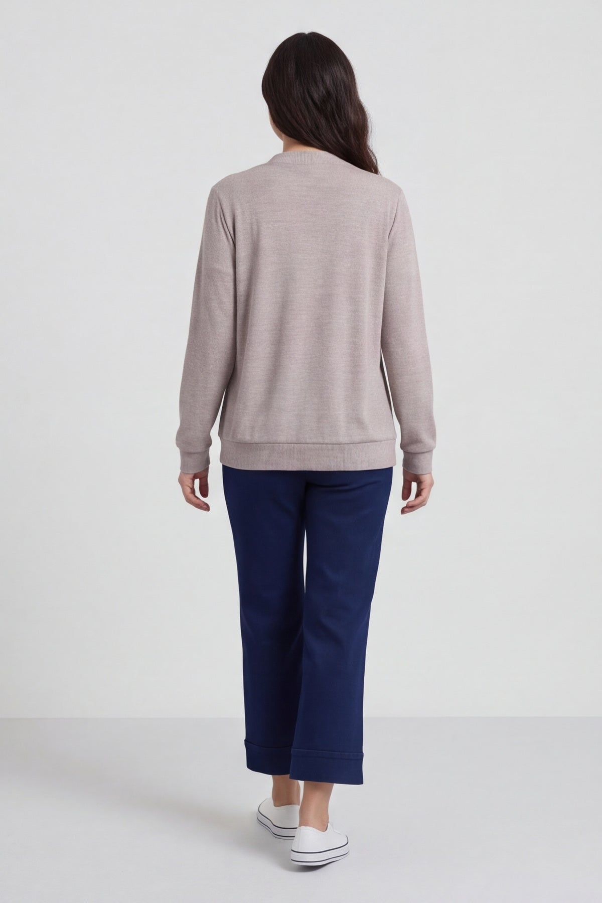 Evianna Knitted Top Mocha – image 4 of 6
