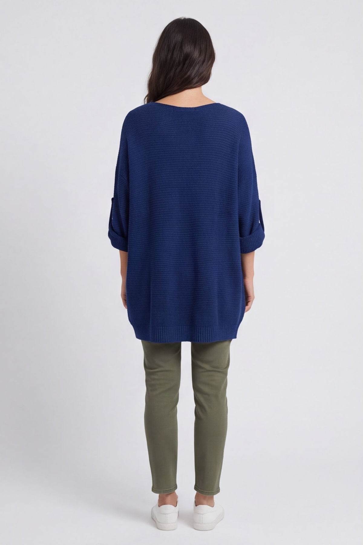 Katya Knitted Jumper Navy – image 3 of 5