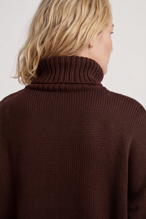 Moira Polo Knitted Jumper Cocoa – image 4 of 6