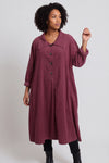 Amina Needlecord Dress Plum – image 4 of 6