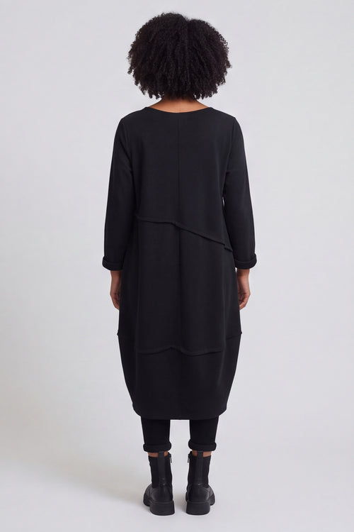 Minnie Seam Detail Cotton Tunic Black – image 4 of 6