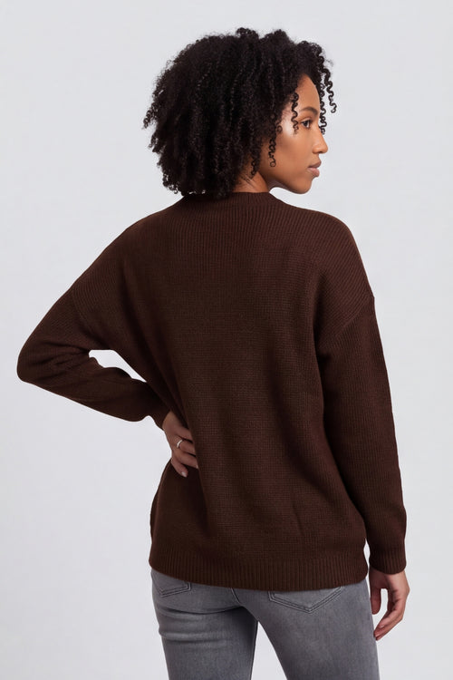 Elaine Knitted Jumper Cocoa – image 4 of 6