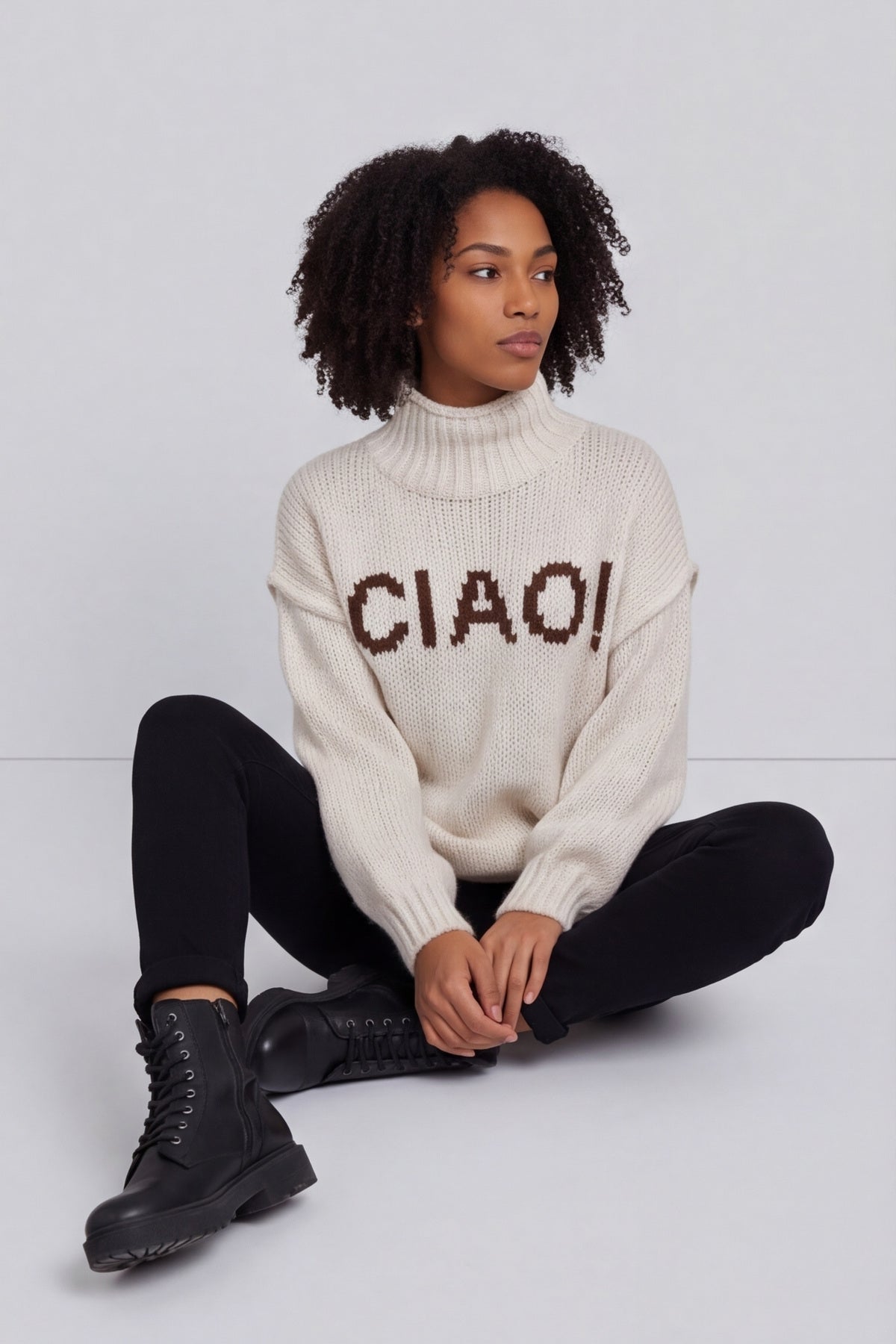 Ciao Knitted Jumper Stone – image 4 of 6