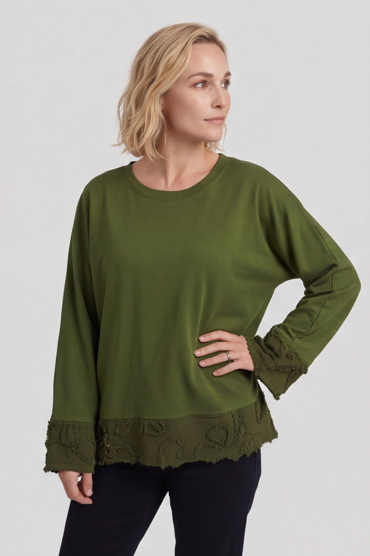 Nitara Cotton Top Olive – image 4 of 6